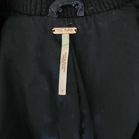 Free People Faux Leather Moto Biker Jacket | 2 - Picture 6 of 10